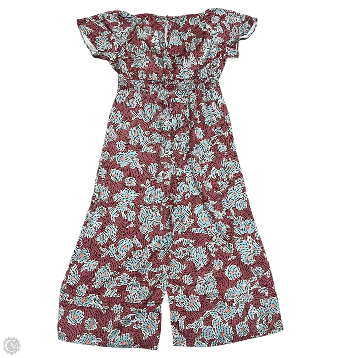 Jumpsuit By Anthropologie In Blue & Red, Size: 1x