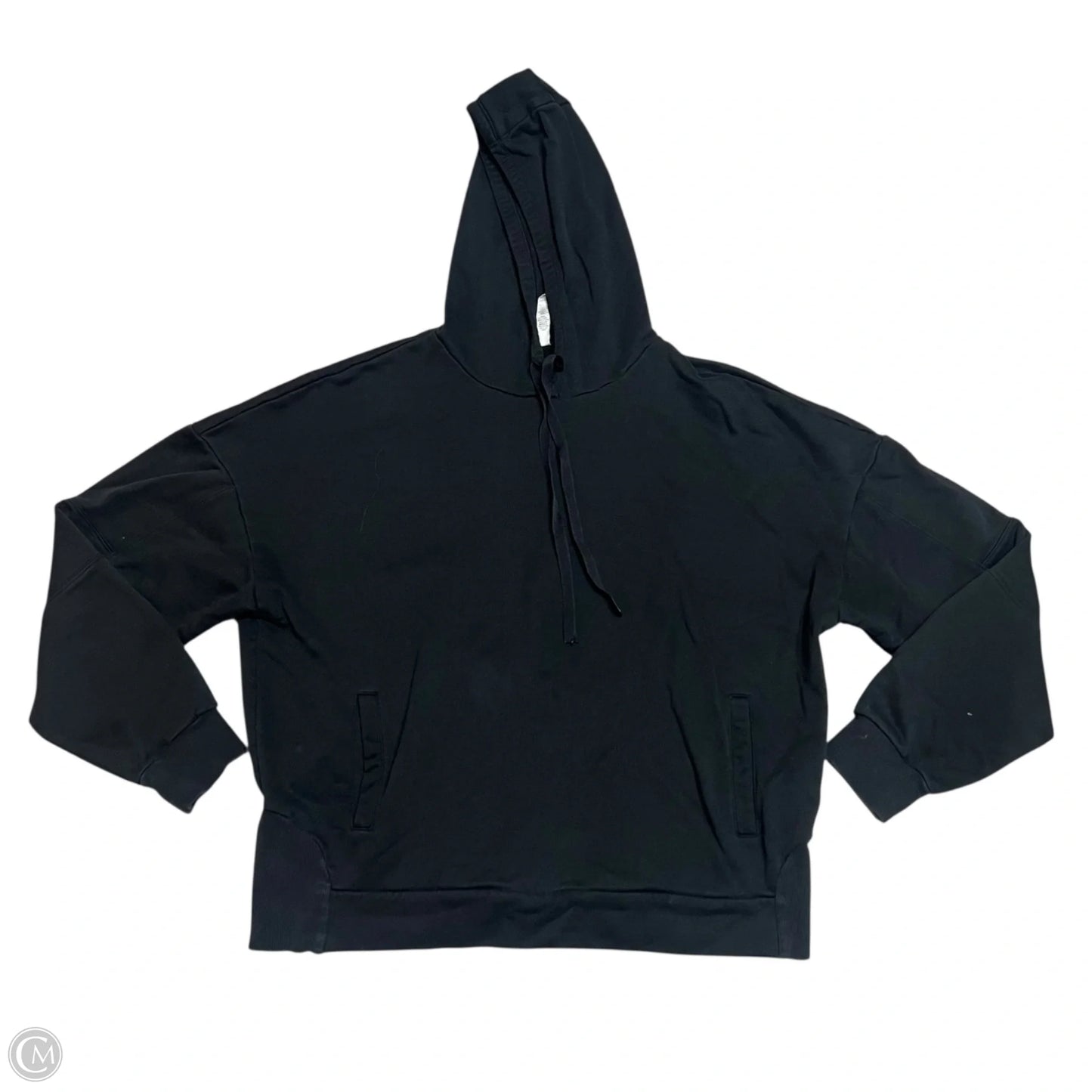 Sweatshirt Hoodie By Alo In Black, Size: L