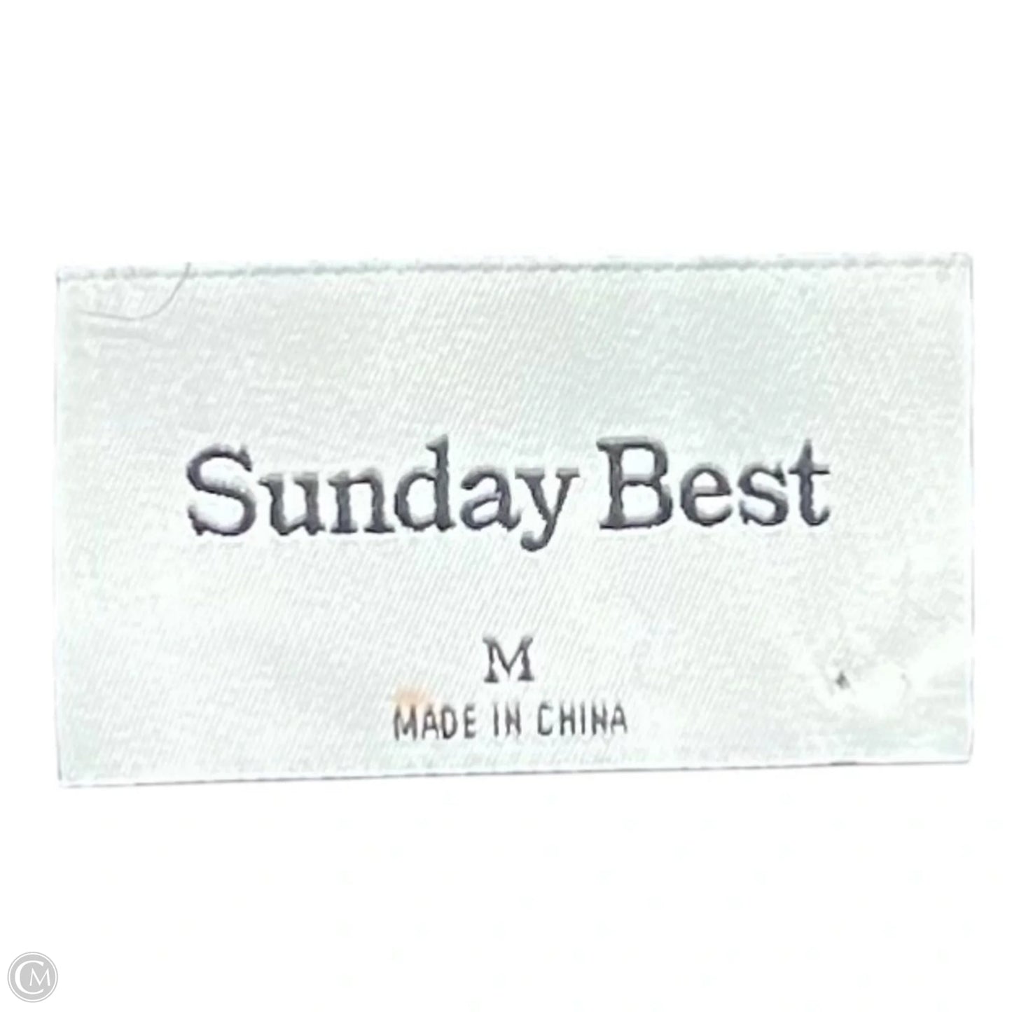 Sweatshirt Collar By Sunday Best In Black, Size: M