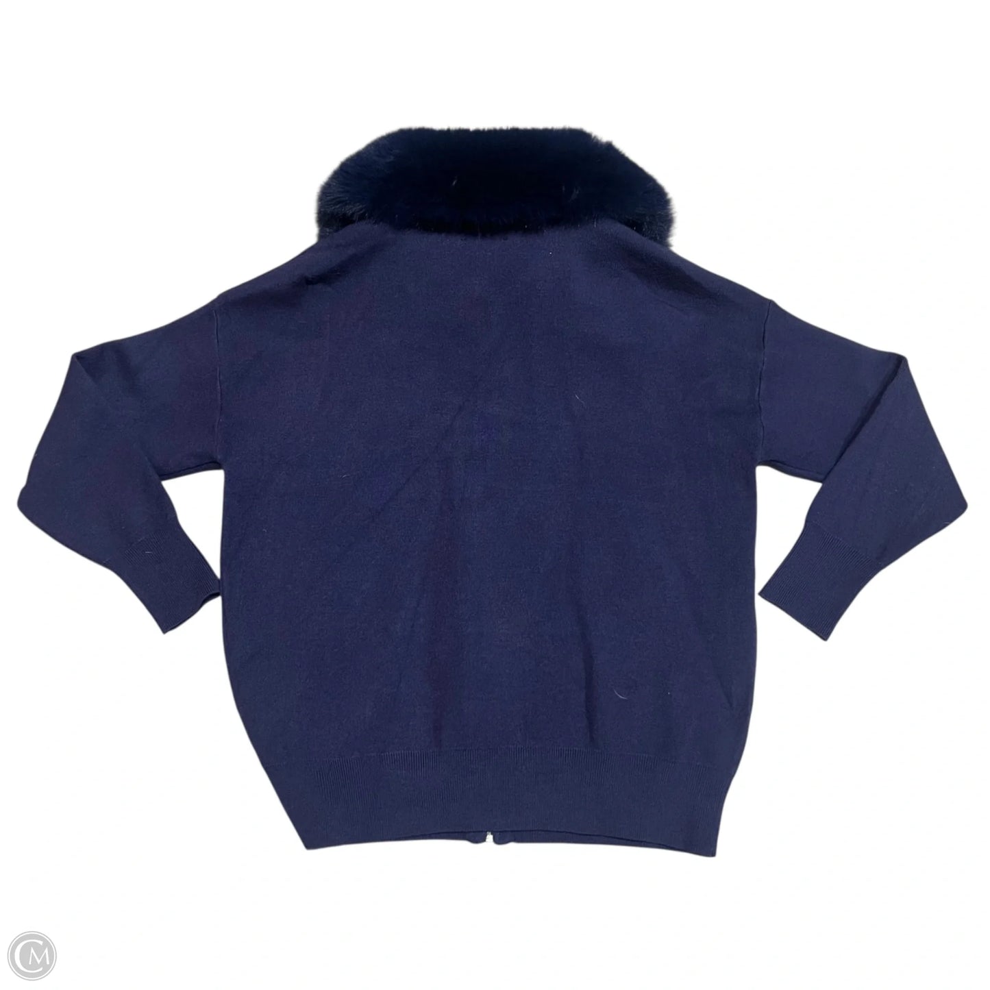 Sweatshirt Collar By Saks Fifth Avenue In Blue, Size: S