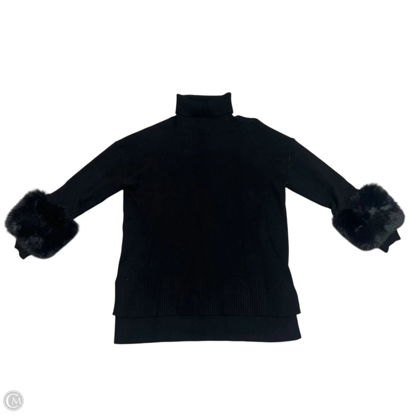 Sweater By Saks Fifth Avenue In Black, Size: S