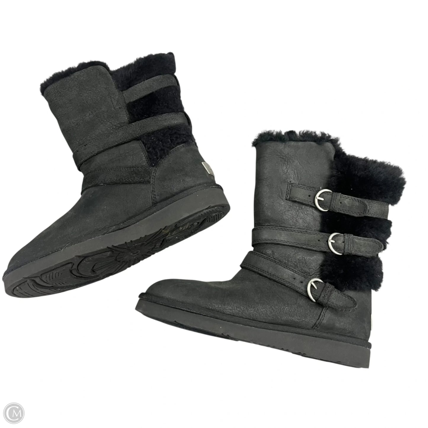 Boots Designer By Ugg In Black, Size: 7