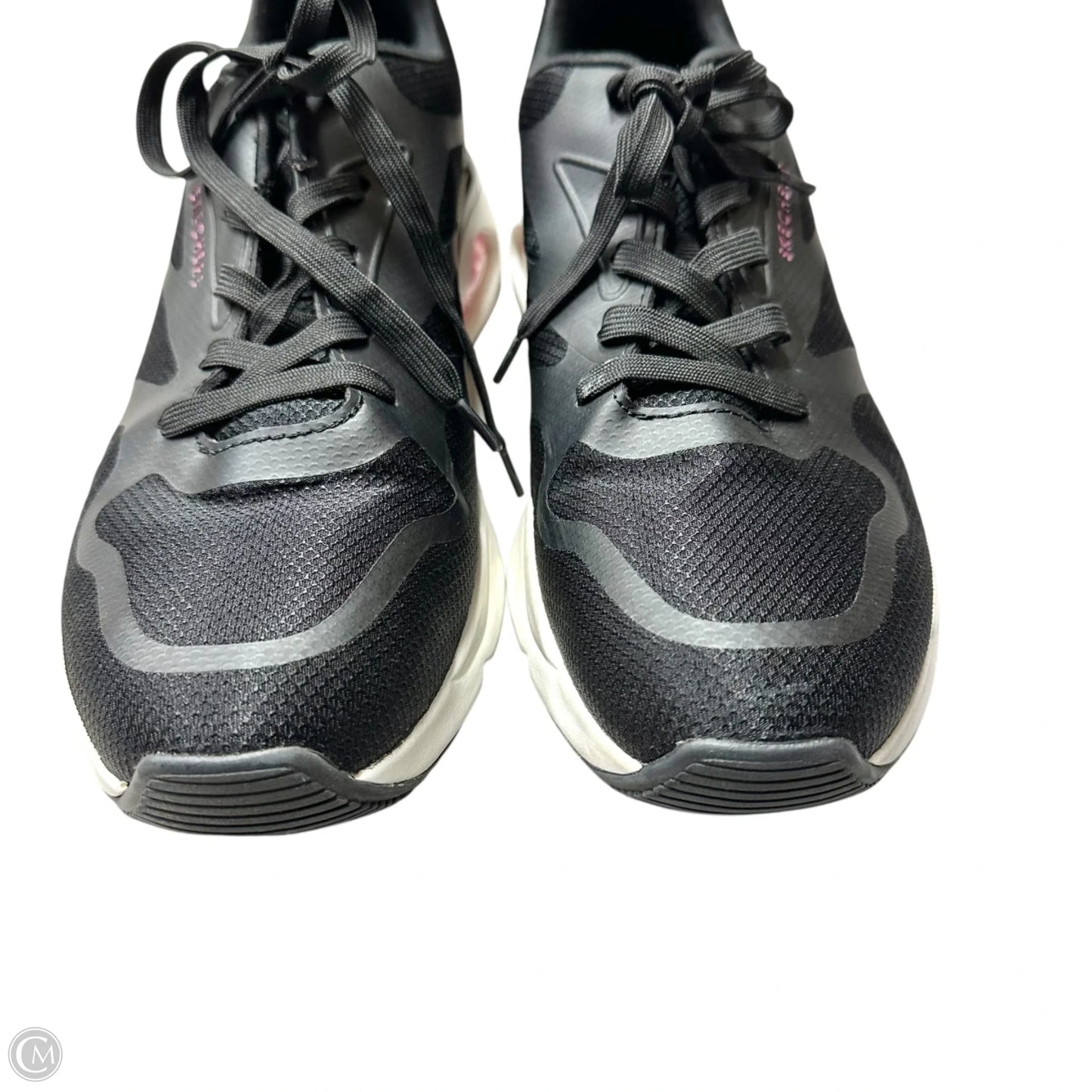 Shoes Athletic By Skechers In Black & Pink, Size: 10