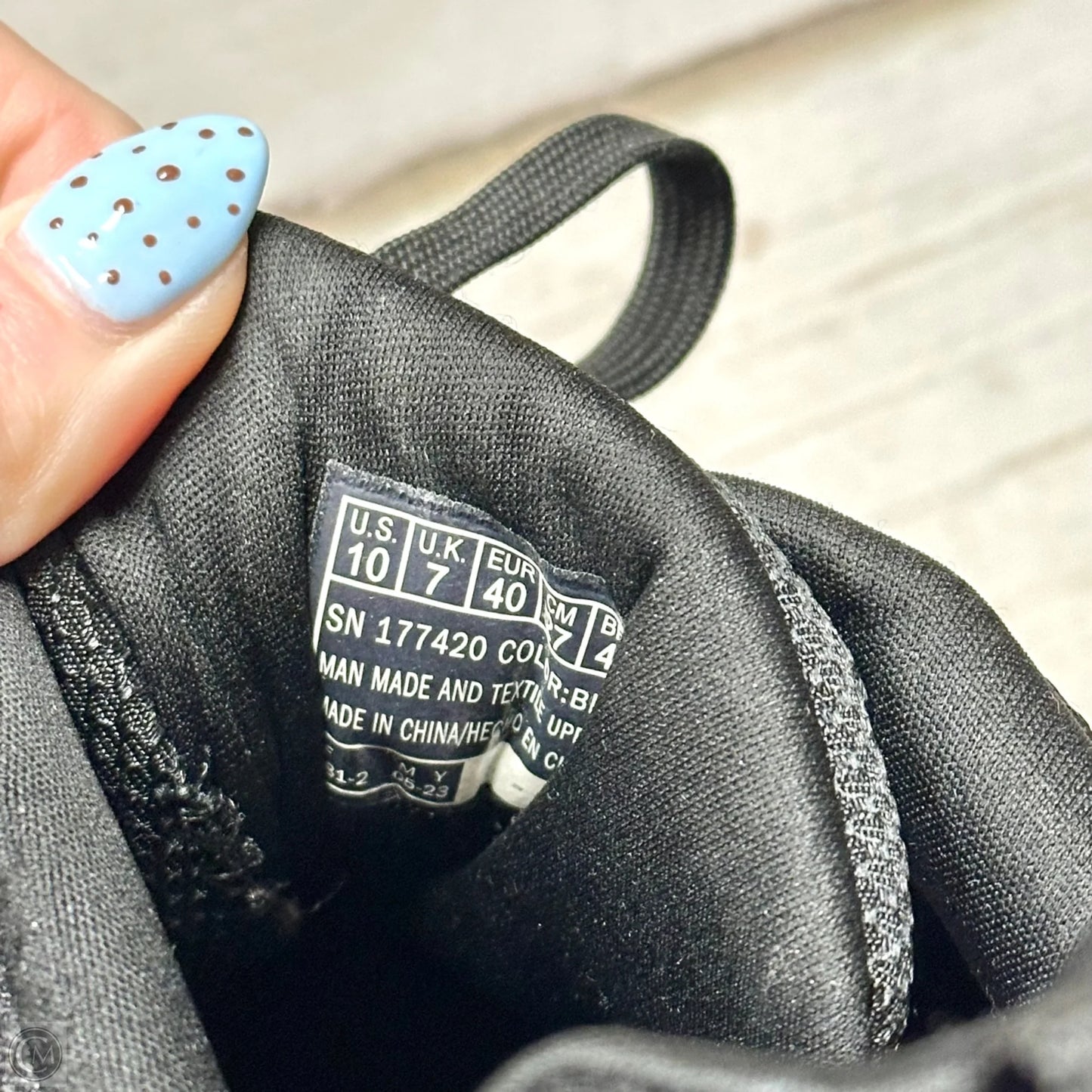 Shoes Athletic By Skechers In Black & Pink, Size: 10