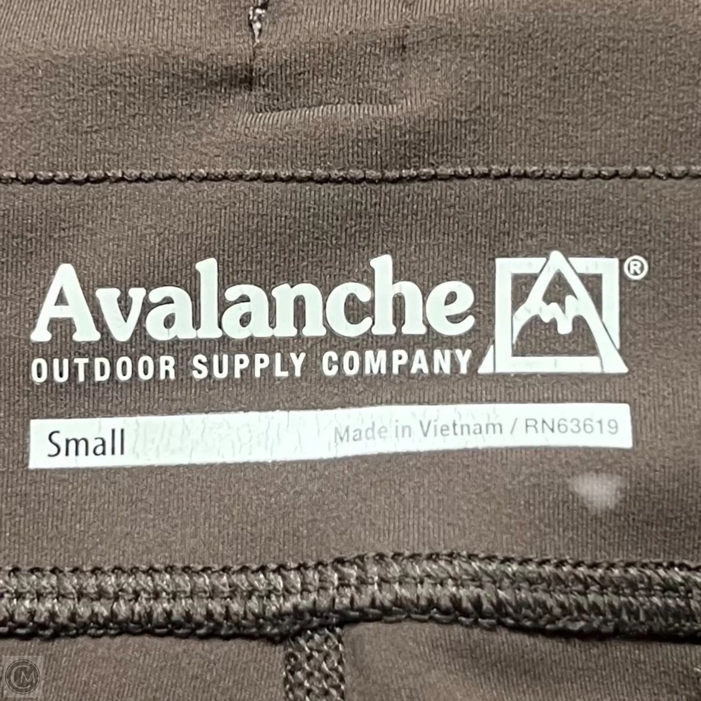 Athletic Pants By Avalanche In Brown, Size: S