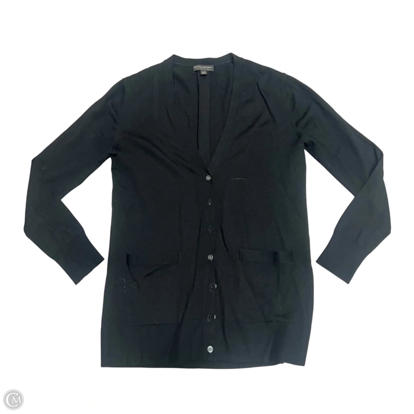 Sweater Cardigan By Banana Republic In Black, Size: Xs
