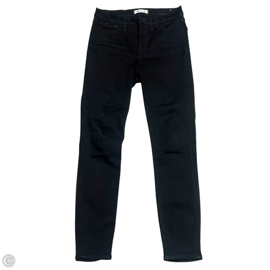 Jeans Straight By Madewell In Black Denim, Size: 6