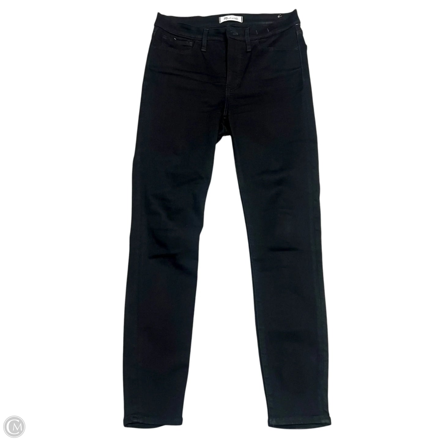 Jeans Straight By Madewell In Black Denim, Size: 6