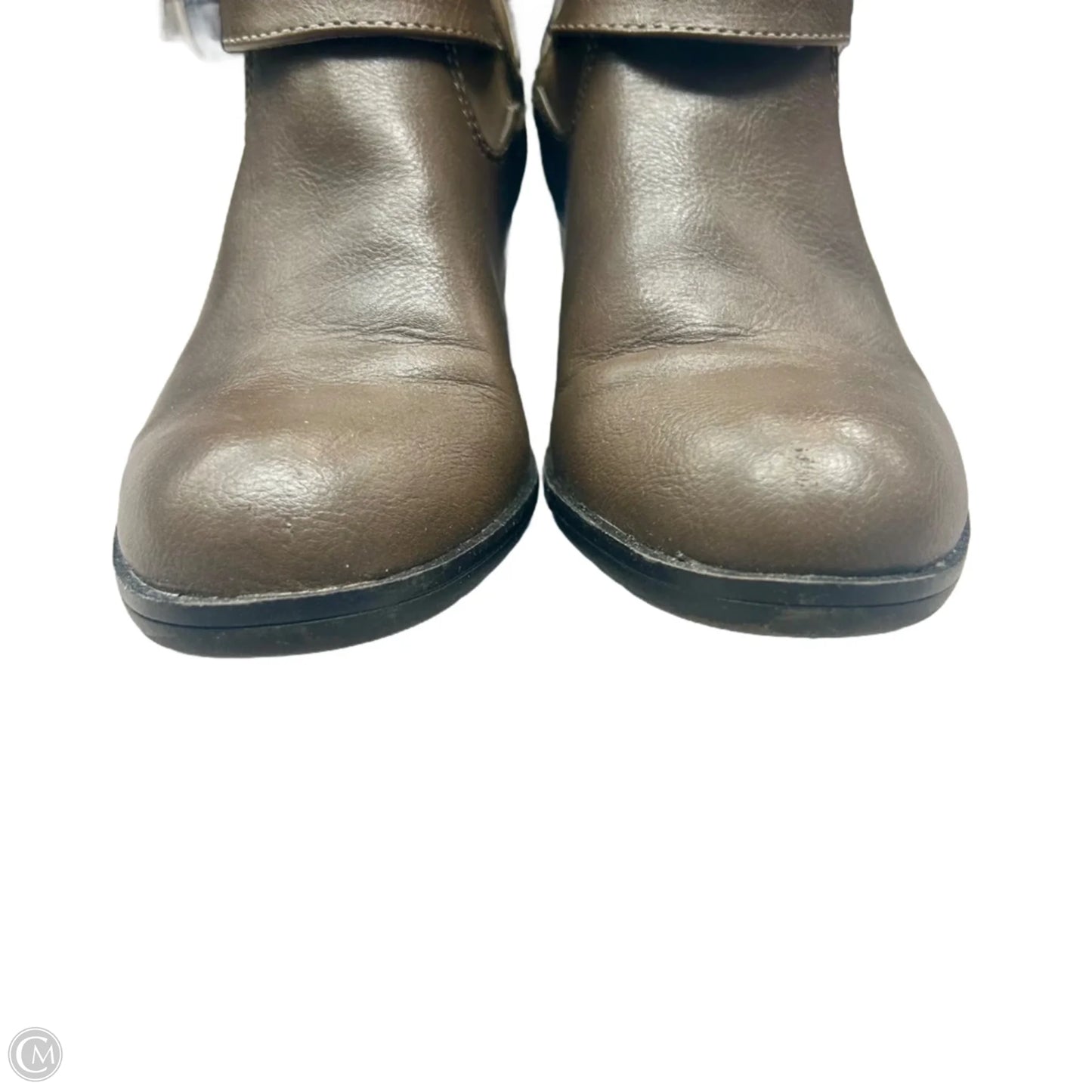 Boots Ankle Heels By Life Stride In Taupe, Size: 7