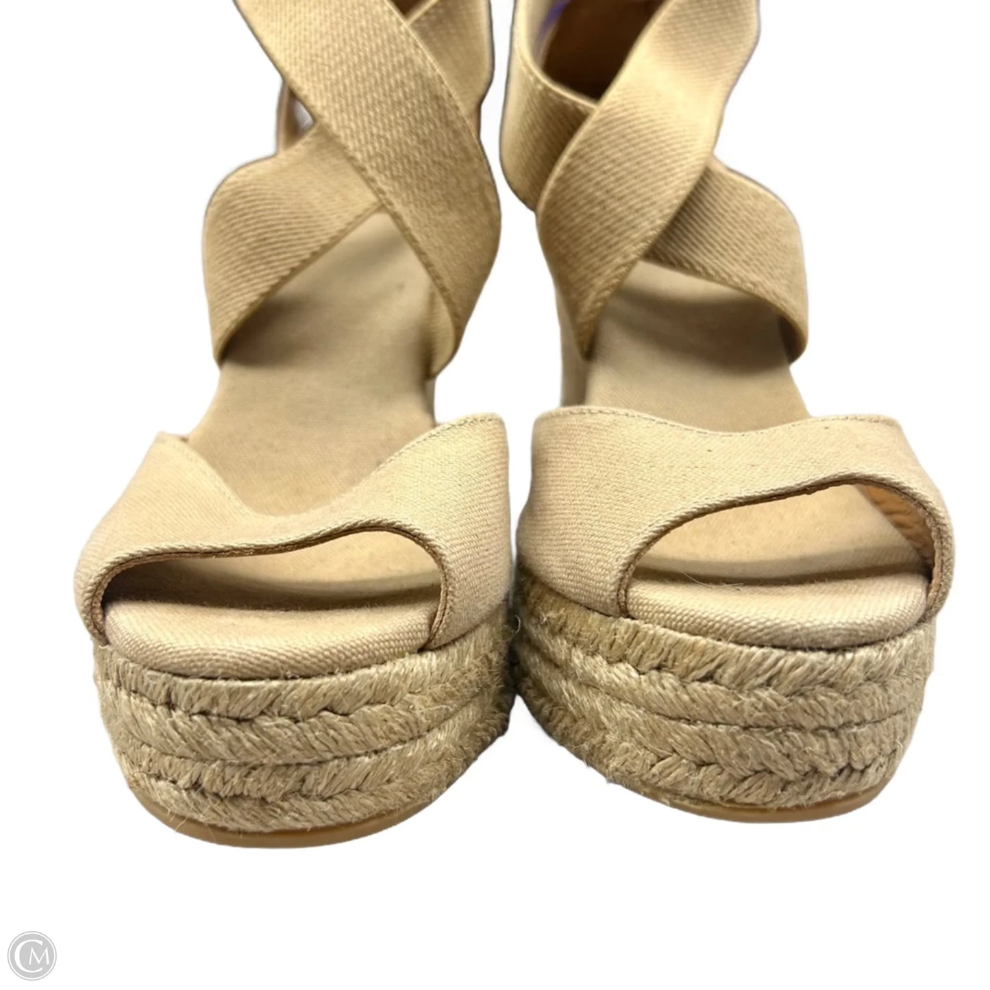 Sandals Designer By Tory Burch In Tan, Size: 8.5