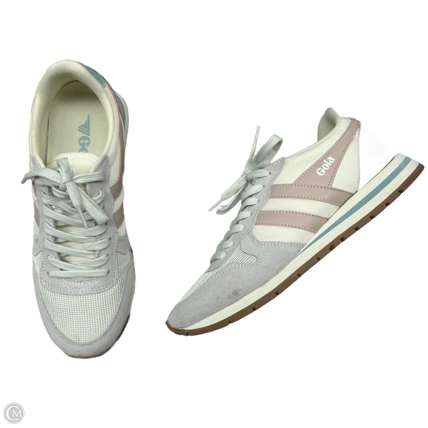 Shoes Sneakers By Gola In Cream & Grey, Size: 8