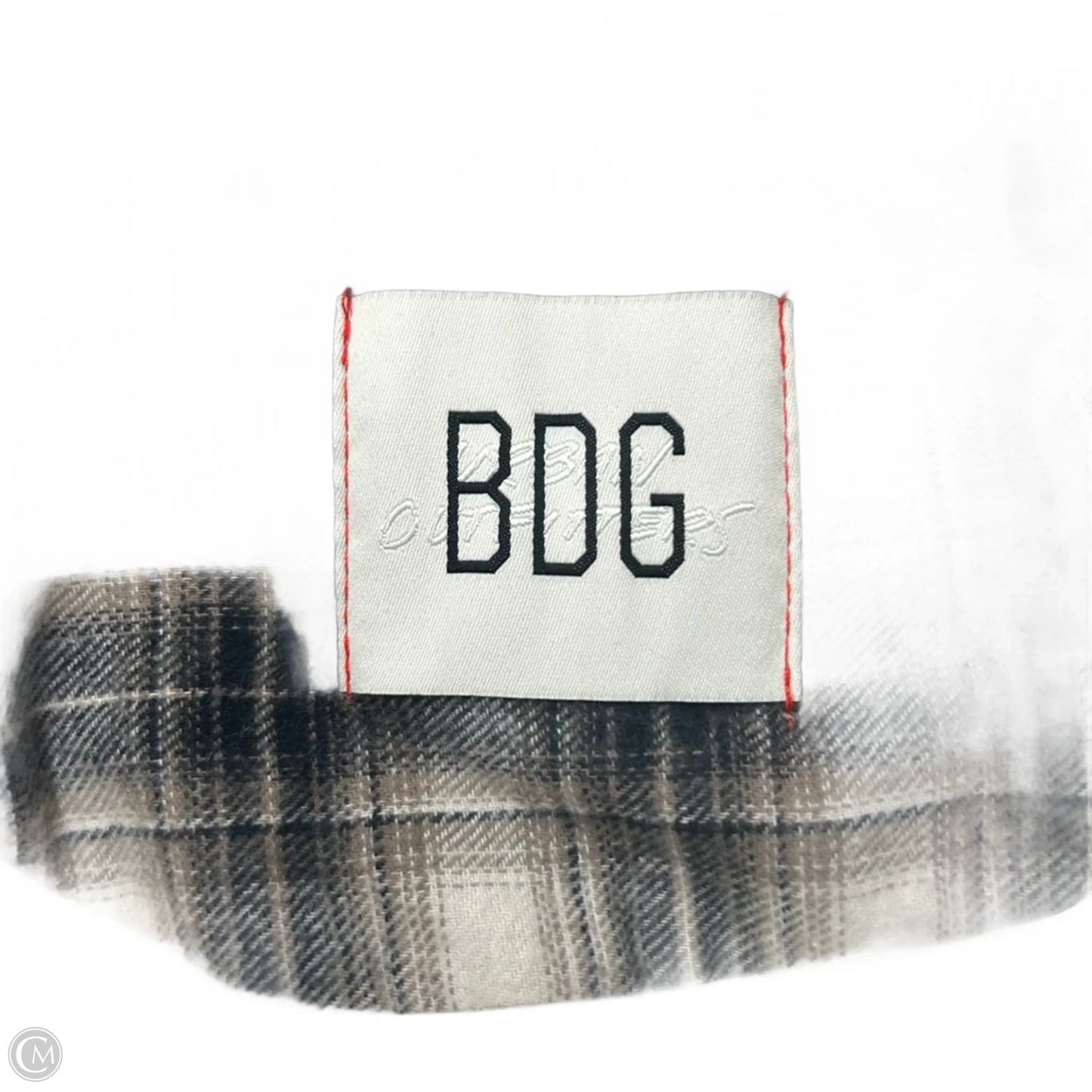 Jacket Puffer & Quilted By Bdg In Plaid Pattern, Size: S