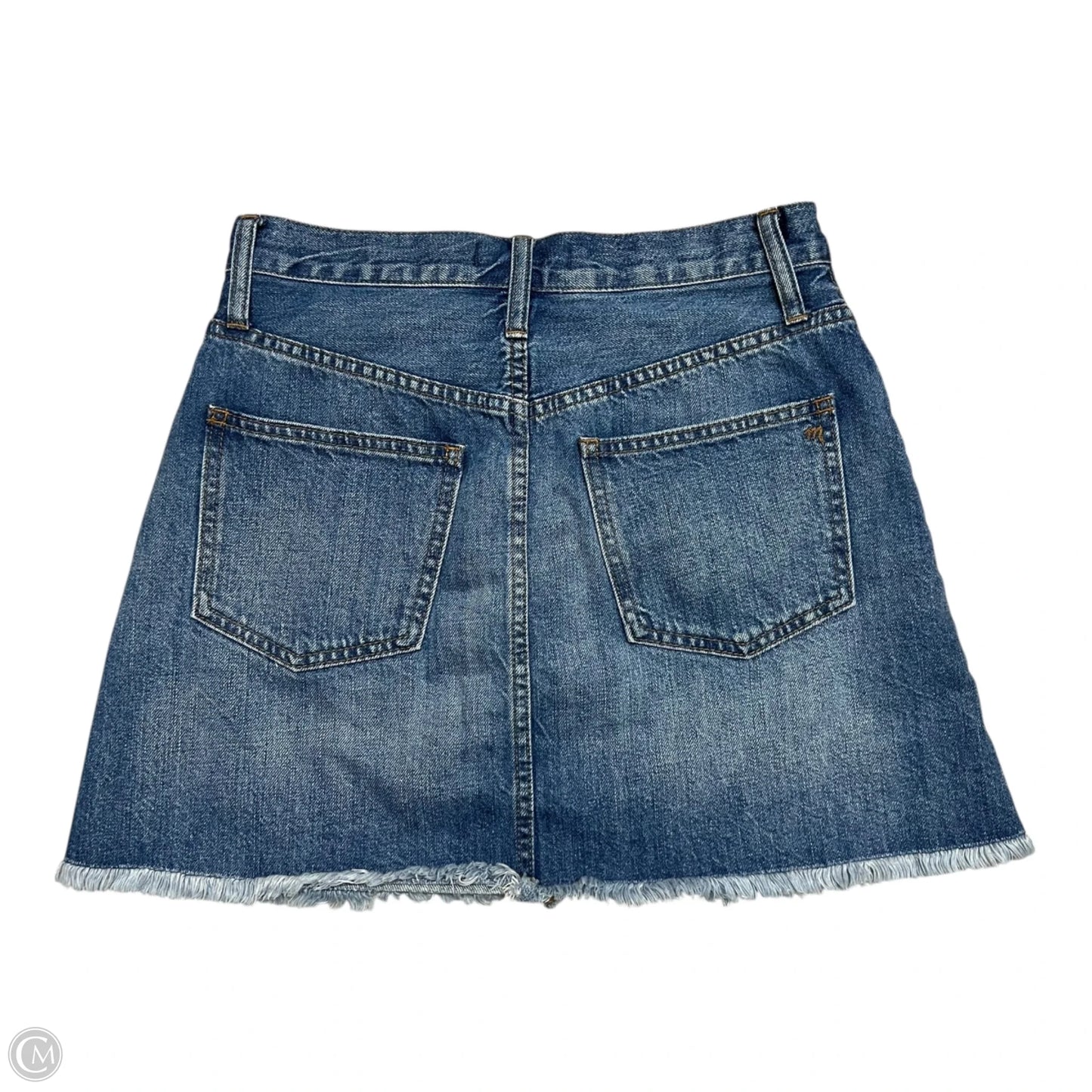Skirt Mini & Short By Madewell In Blue Denim, Size: 4
