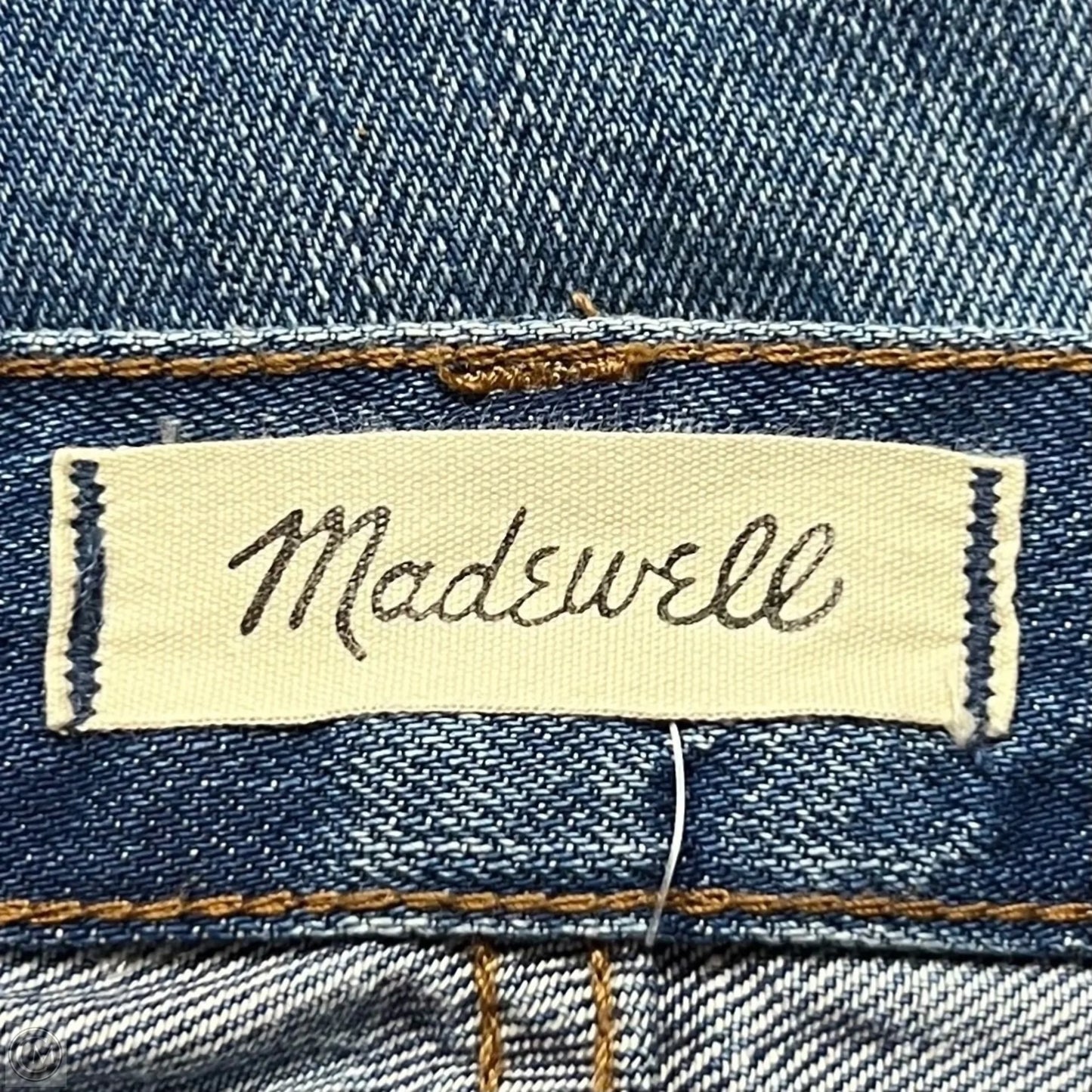 Skirt Mini & Short By Madewell In Blue Denim, Size: 4