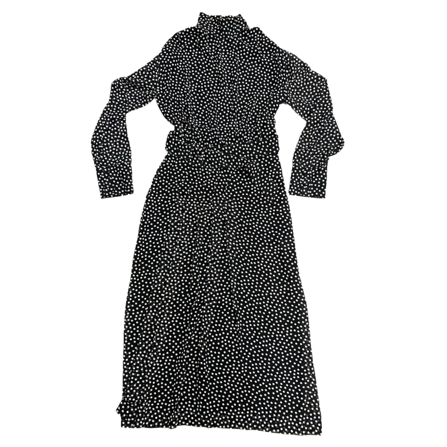 Dress Casual Maxi By Zara In Polkadot Pattern, Size: M