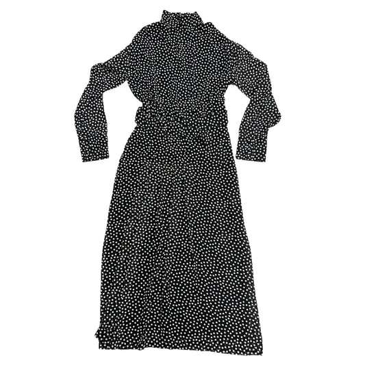 Dress Casual Maxi By Zara In Polkadot Pattern, Size: M