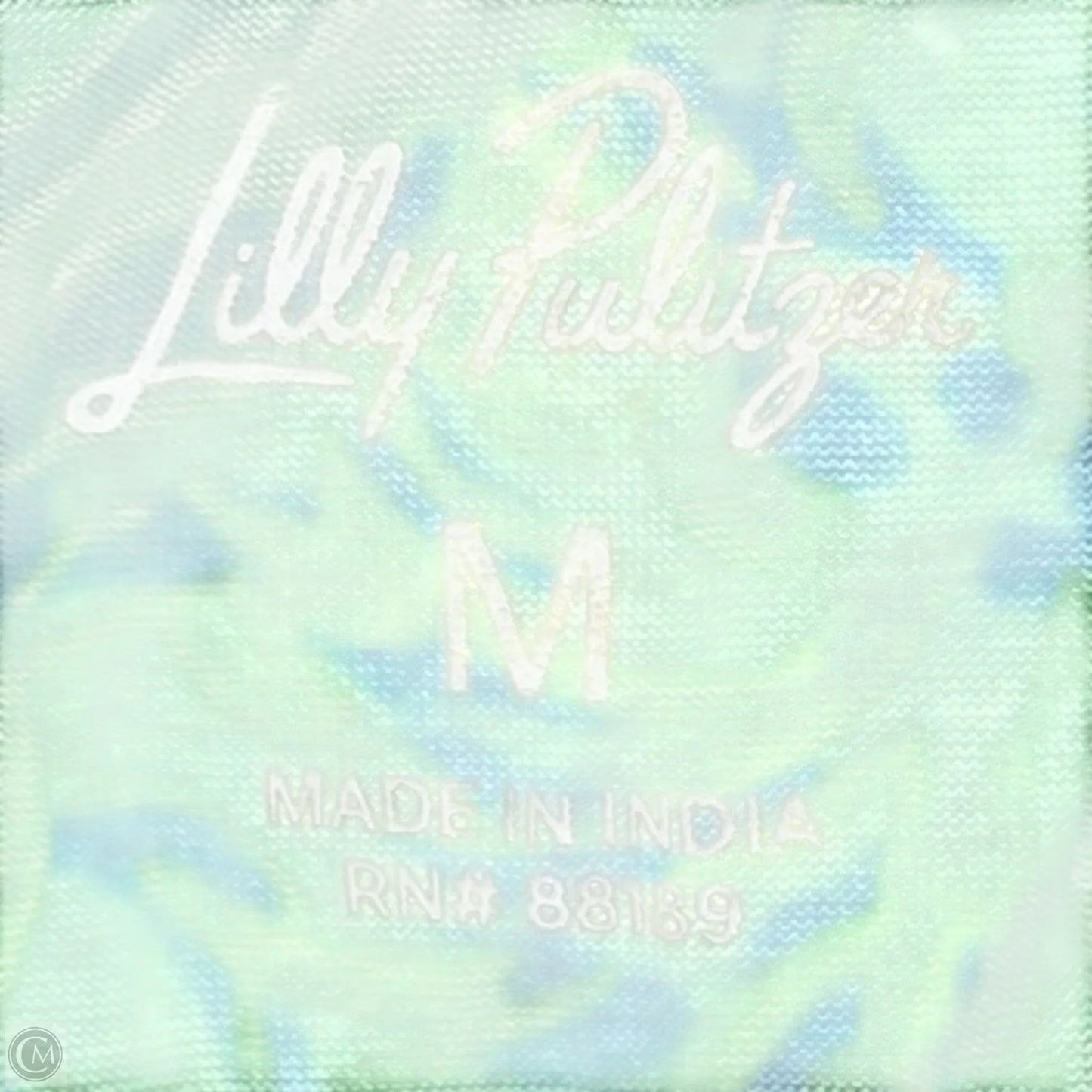 Dress Designer By Lilly Pulitzer In Blue & Green, Size: M