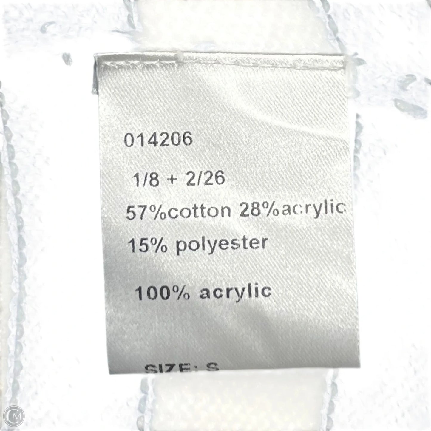 Sweater Designer By Lilly Pulitzer In Blue & Cream, Size: S