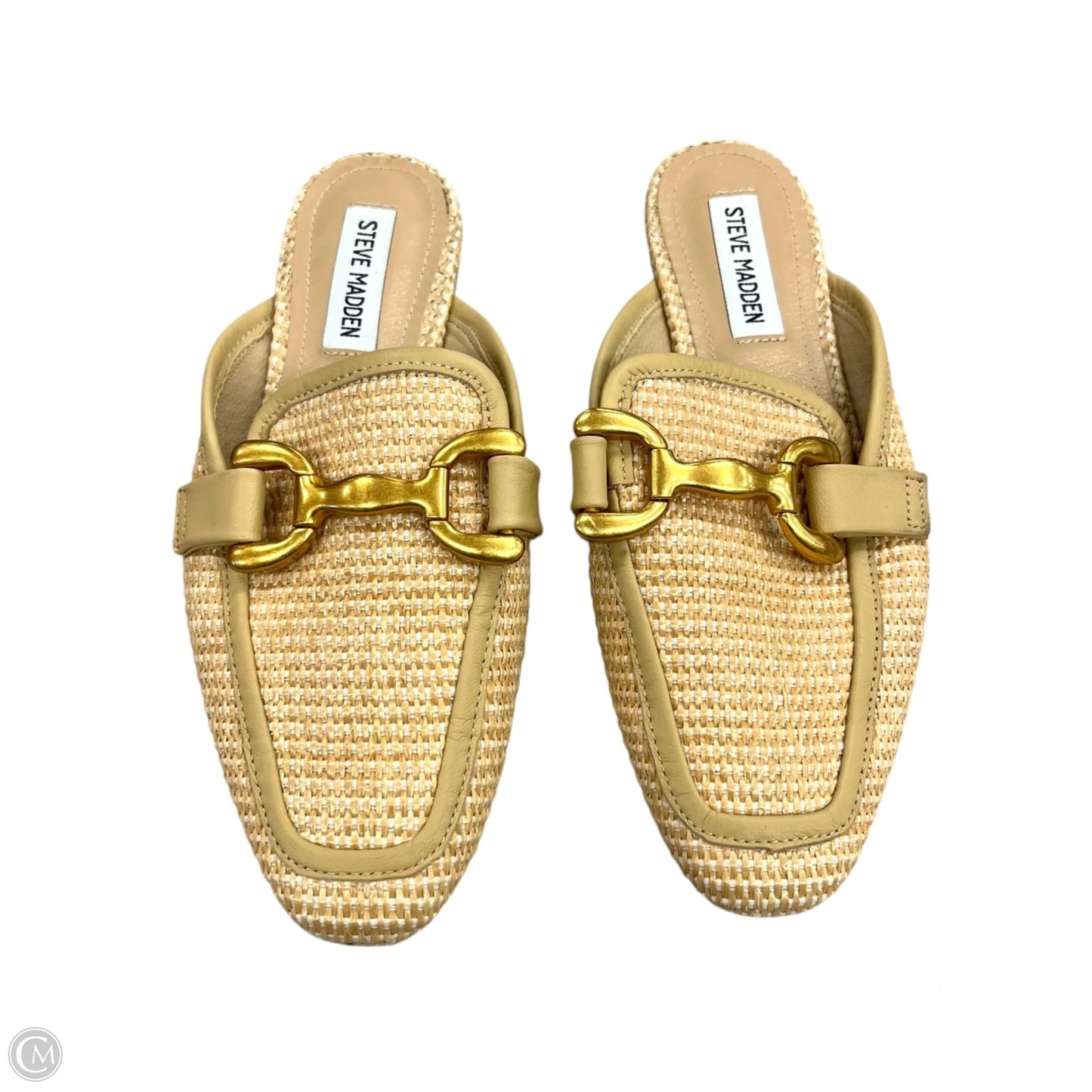 Shoes Flats By Steve Madden In Gold & Tan, Size: 6.5