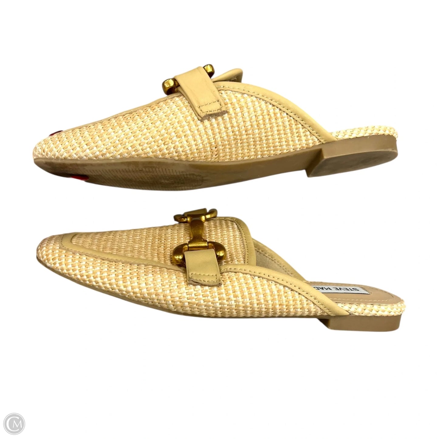 Shoes Flats By Steve Madden In Gold & Tan, Size: 6.5