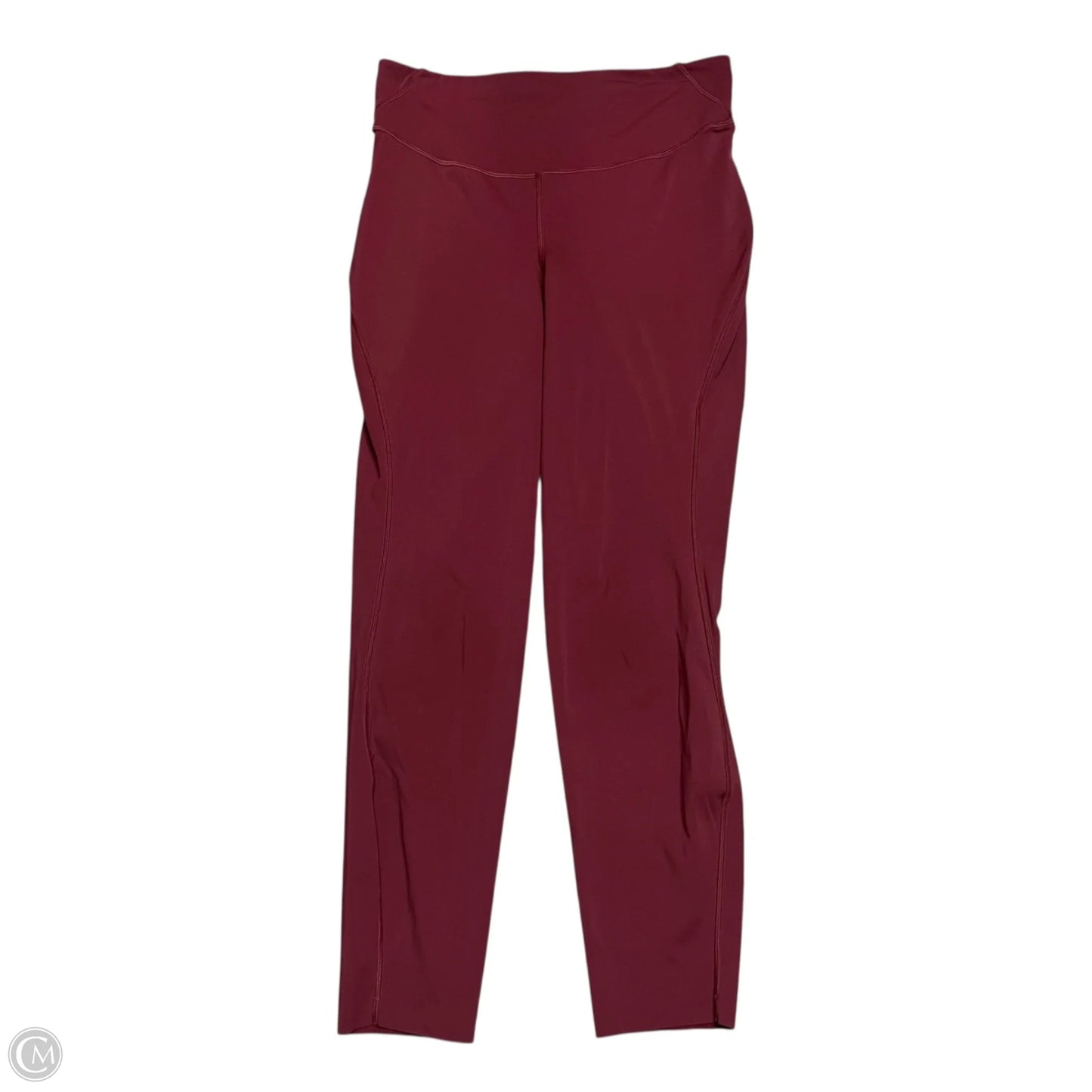 Athletic Leggings By Lululemon In Red, Size: 8