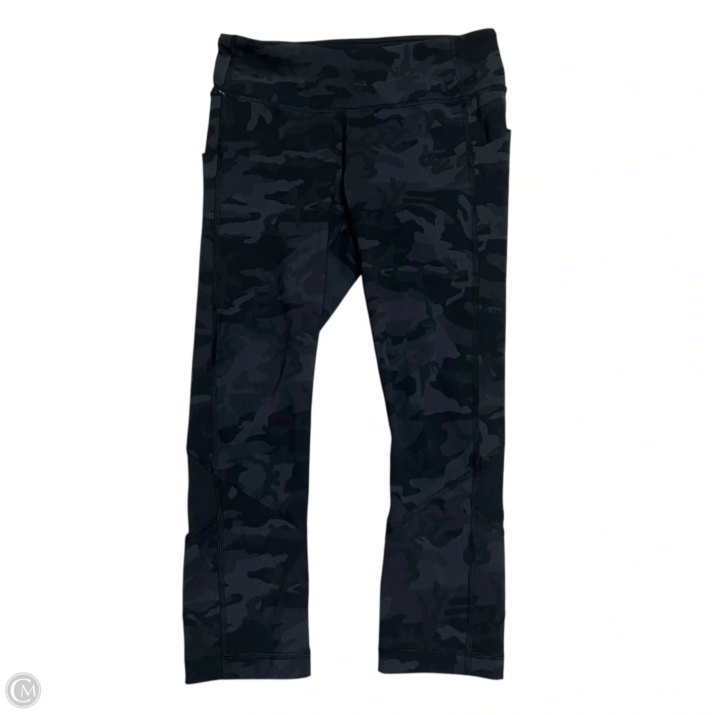 Athletic Capris By Lululemon In Camouflage Print, Size: 6
