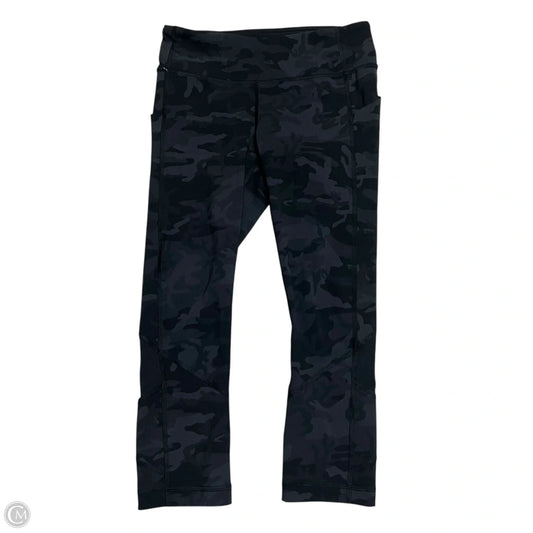 Athletic Capris By Lululemon In Camouflage Print, Size: 6
