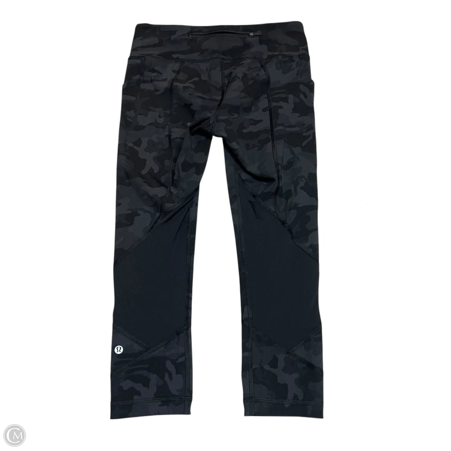 Athletic Capris By Lululemon In Camouflage Print, Size: 6