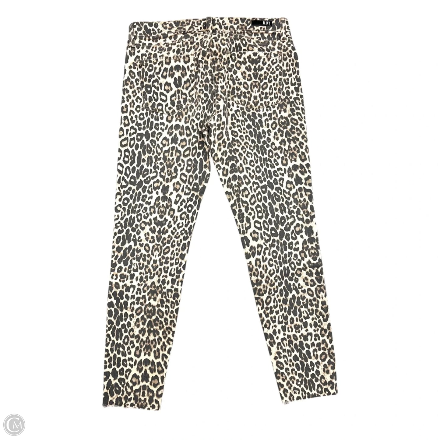 Jeans Skinny By Kut In Leopard Print, Size: 6