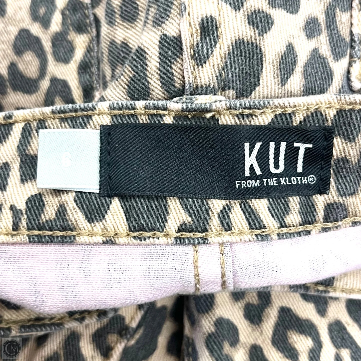 Jeans Skinny By Kut In Leopard Print, Size: 6