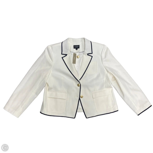 Blazer By J. Crew In Black & Cream, Size: Xl