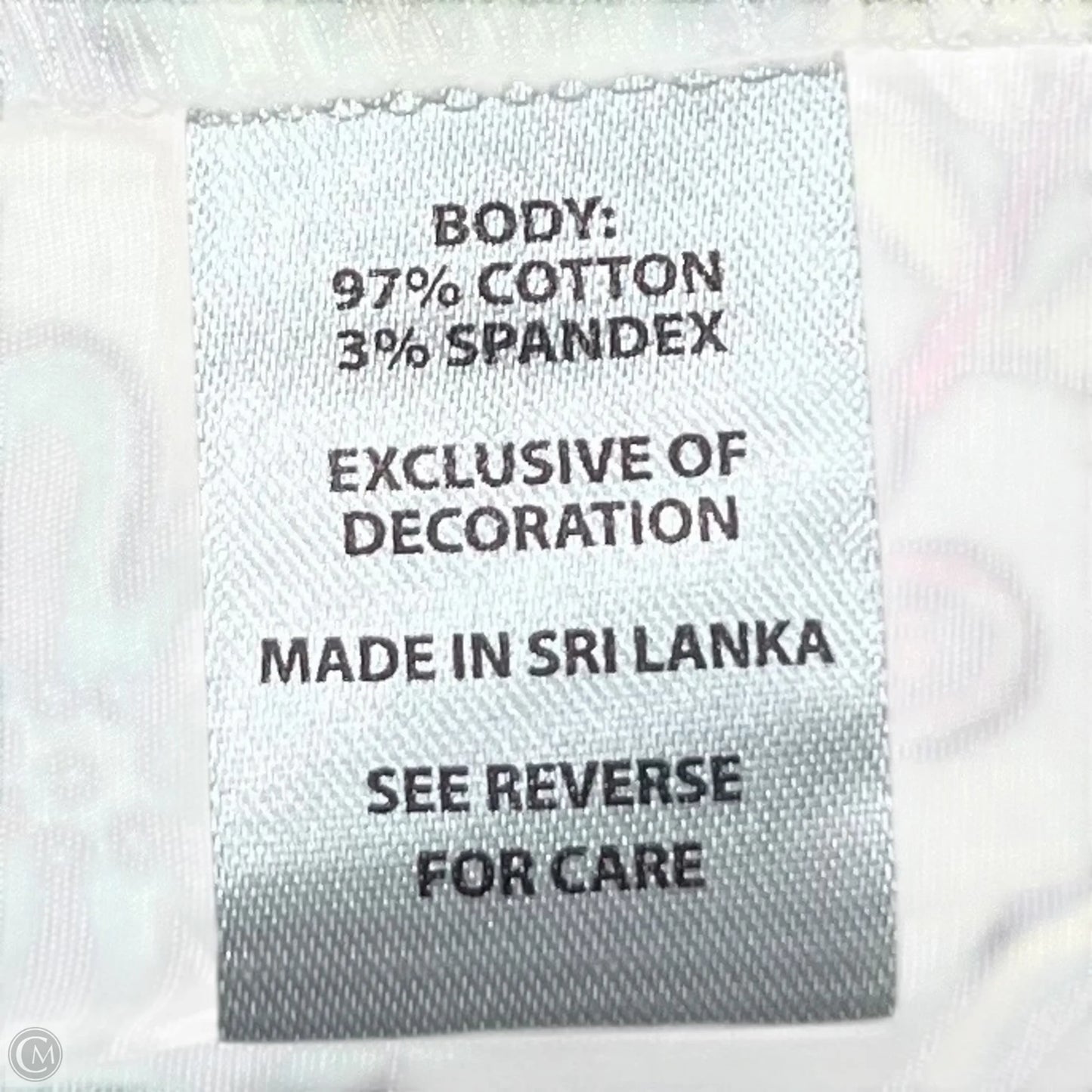 Top Short Sleeve By Spartina In Cream & Green, Size: Xxl