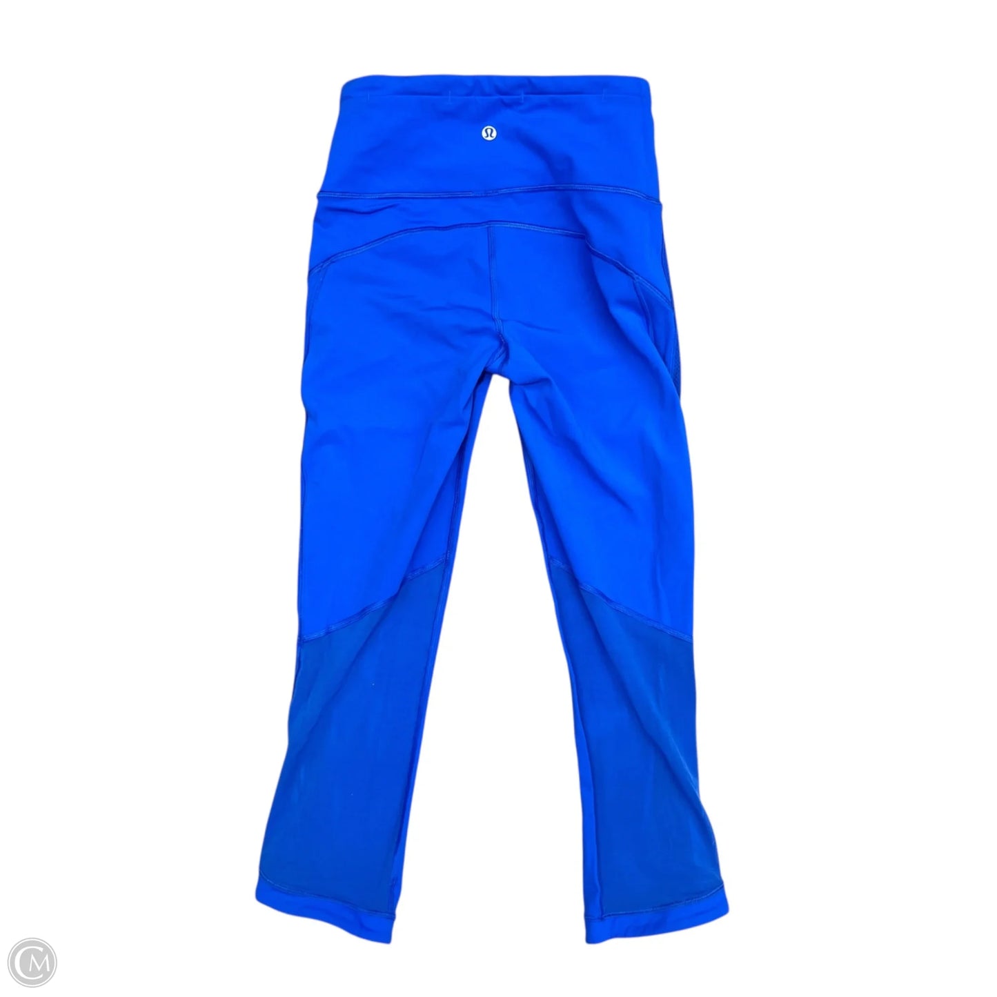 Athletic Capris By Lululemon In Blue, Size: 4