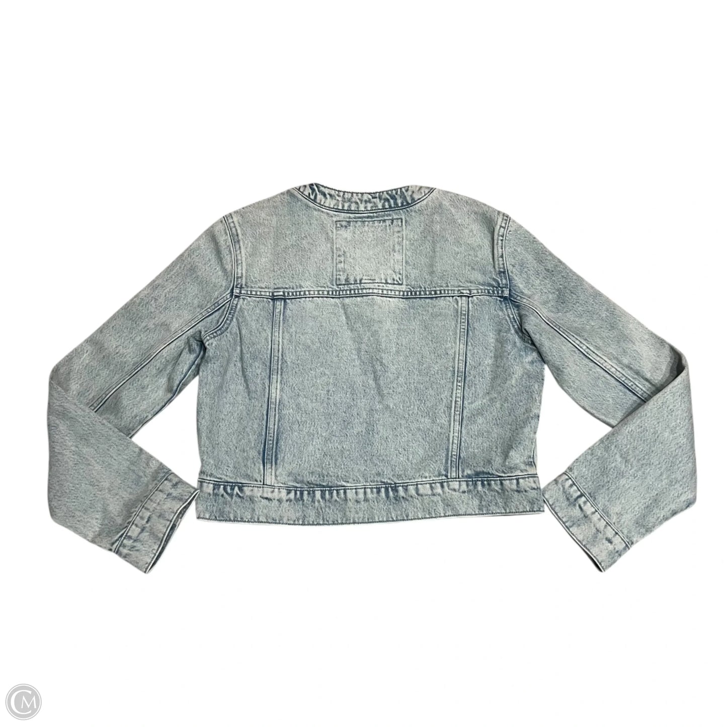 Jacket Denim By Michael By Michael Kors In Blue Denim, Size: M