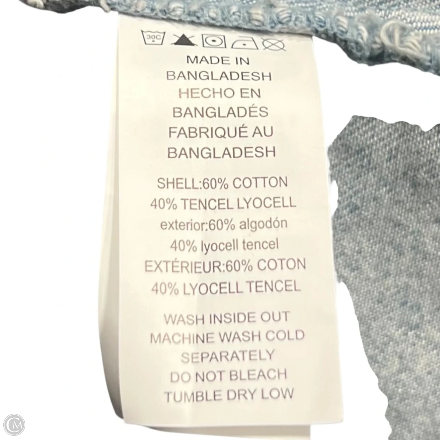 Jacket Denim By Michael By Michael Kors In Blue Denim, Size: M