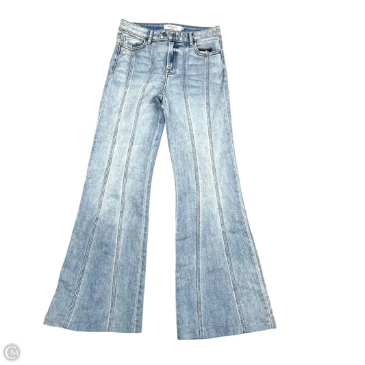Jeans Flared By Hidden In Blue Denim, Size: 4