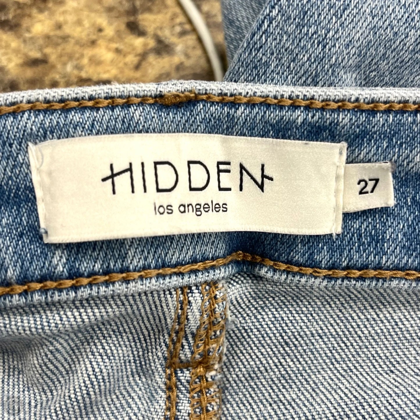 Jeans Flared By Hidden In Blue Denim, Size: 4
