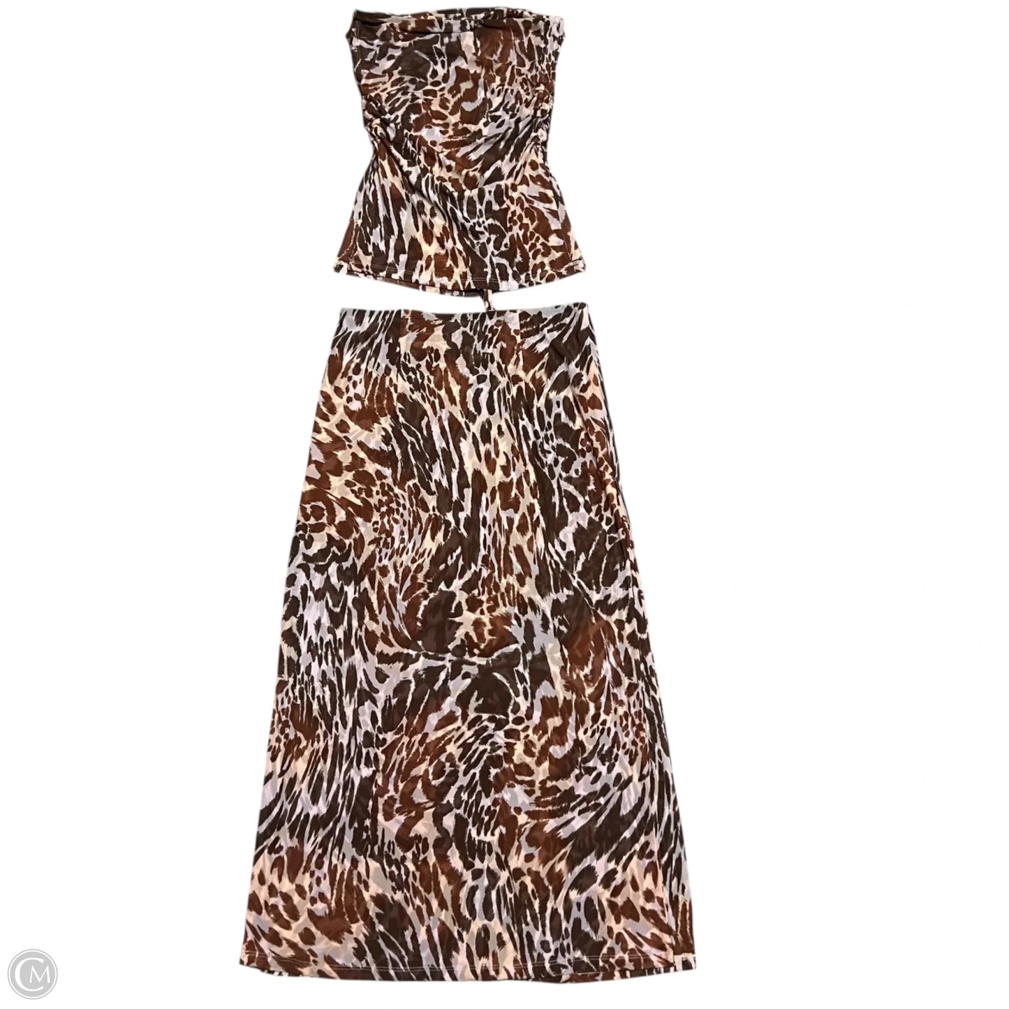 Skirt Set 2pc By Free People In Animal Print, Size: S