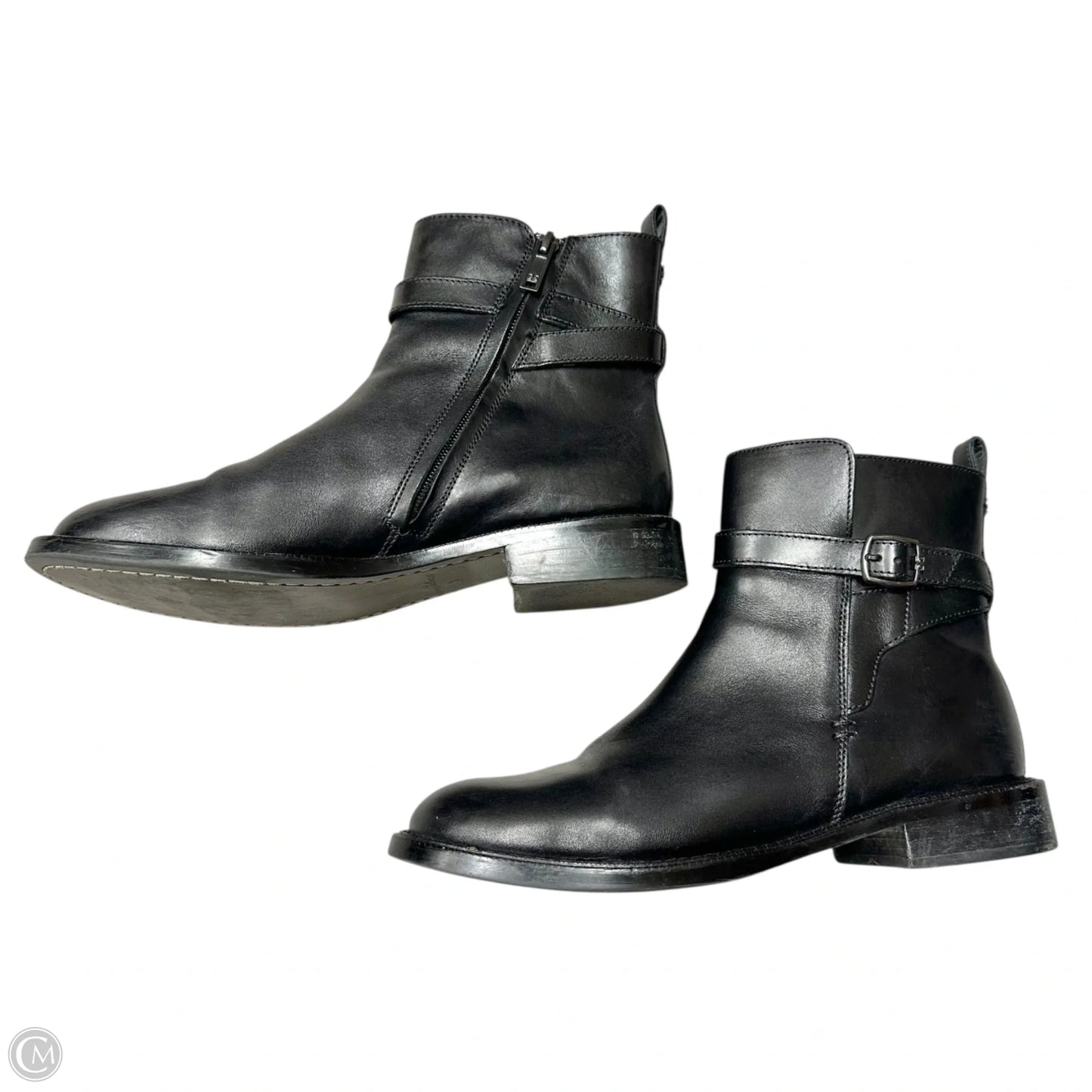 Boots Ankle Heels By Sam Edelman In Black, Size: 9