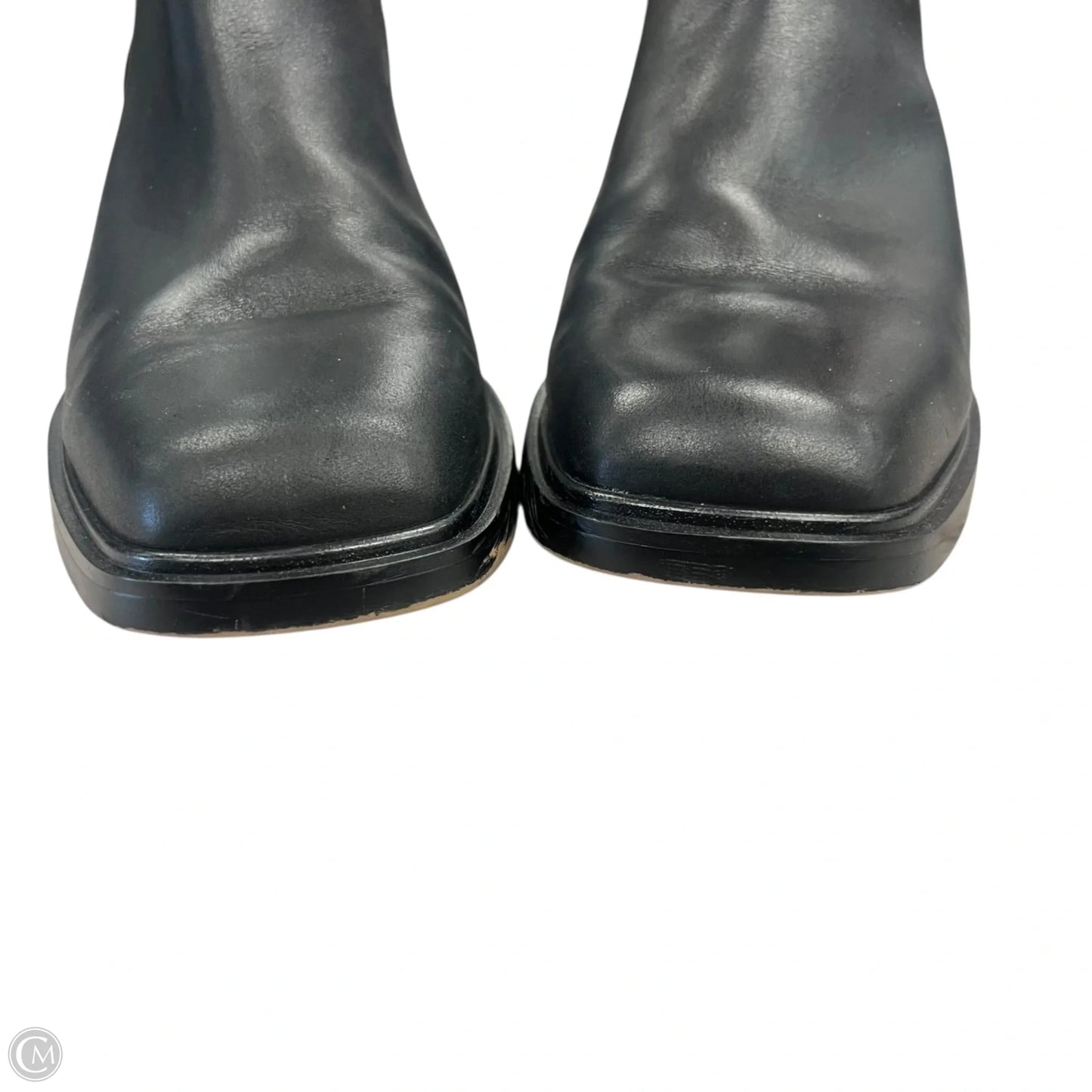 Boots Ankle Heels By Franco Sarto In Black, Size: 9