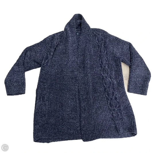Sweater Cardigan By Barefoot Dreams In Blue, Size: M