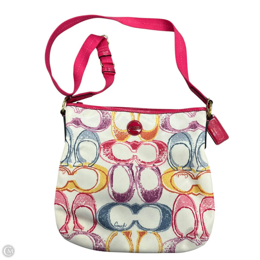 Crossbody Designer By Coach, Size: Medium