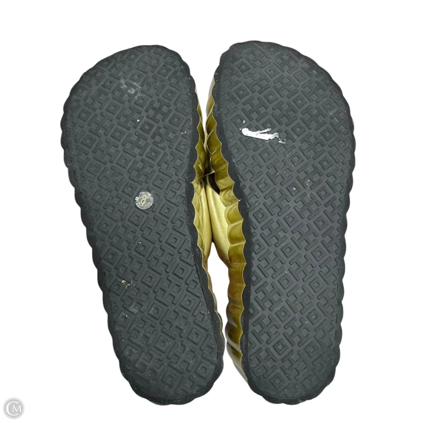 Sandals Designer By Tory Burch In Gold, Size: 8