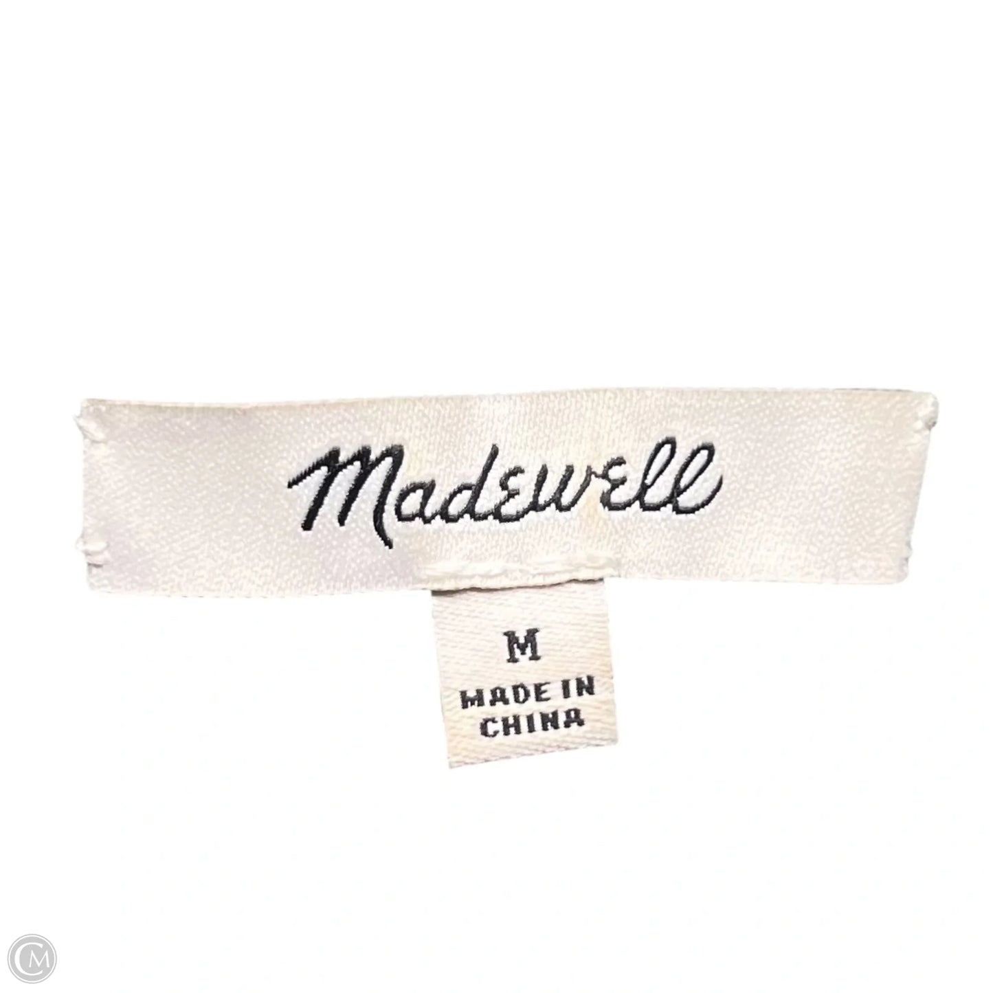 Sweatshirt Collar By Madewell In Green, Size: M