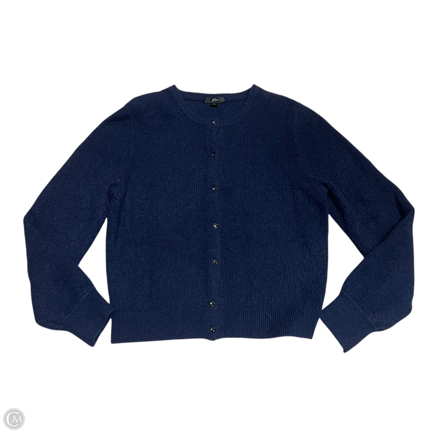 Sweater Cardigan By J. Crew In Navy, Size: L