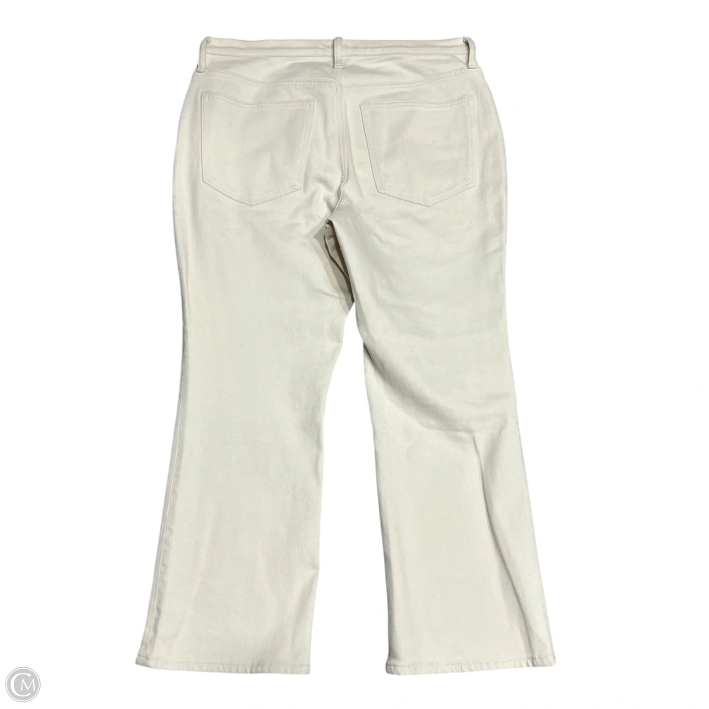 Jeans Cropped By J. Crew In Cream, Size: 12