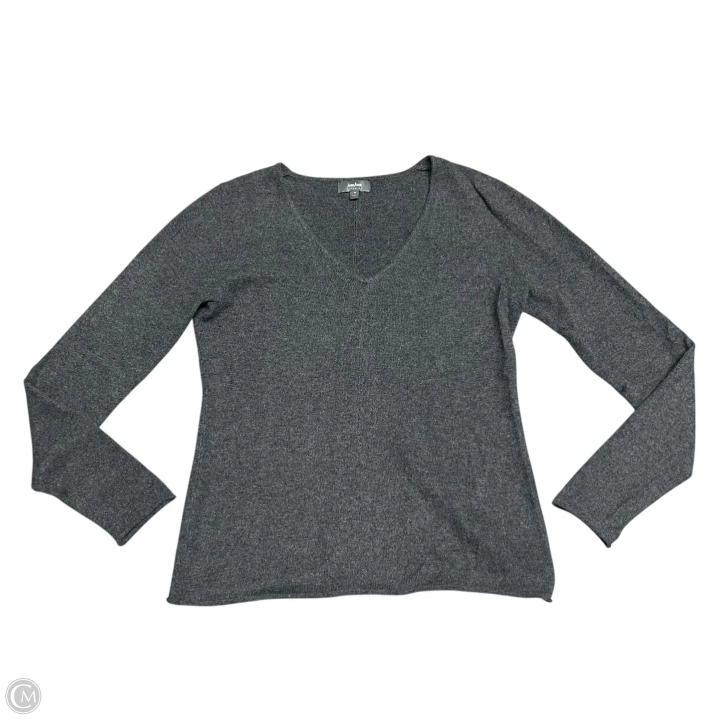 Sweater Designer By Neiman Marcus In Grey, Size: M