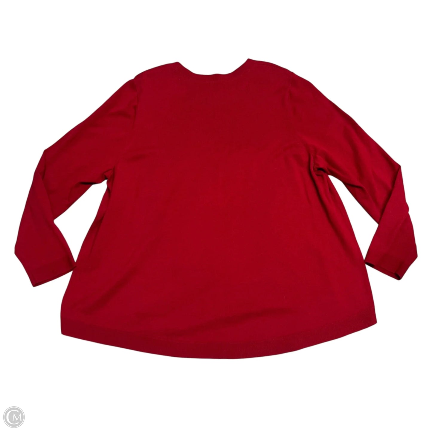 Sweater By J. Jill In Red, Size: 2x