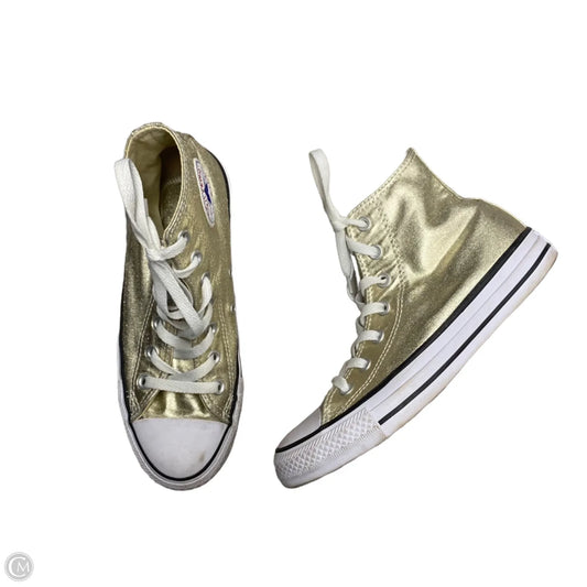 Shoes Sneakers By Converse In Gold, Size: 7