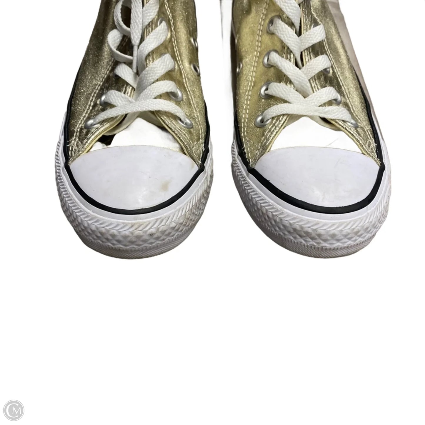 Shoes Sneakers By Converse In Gold, Size: 7